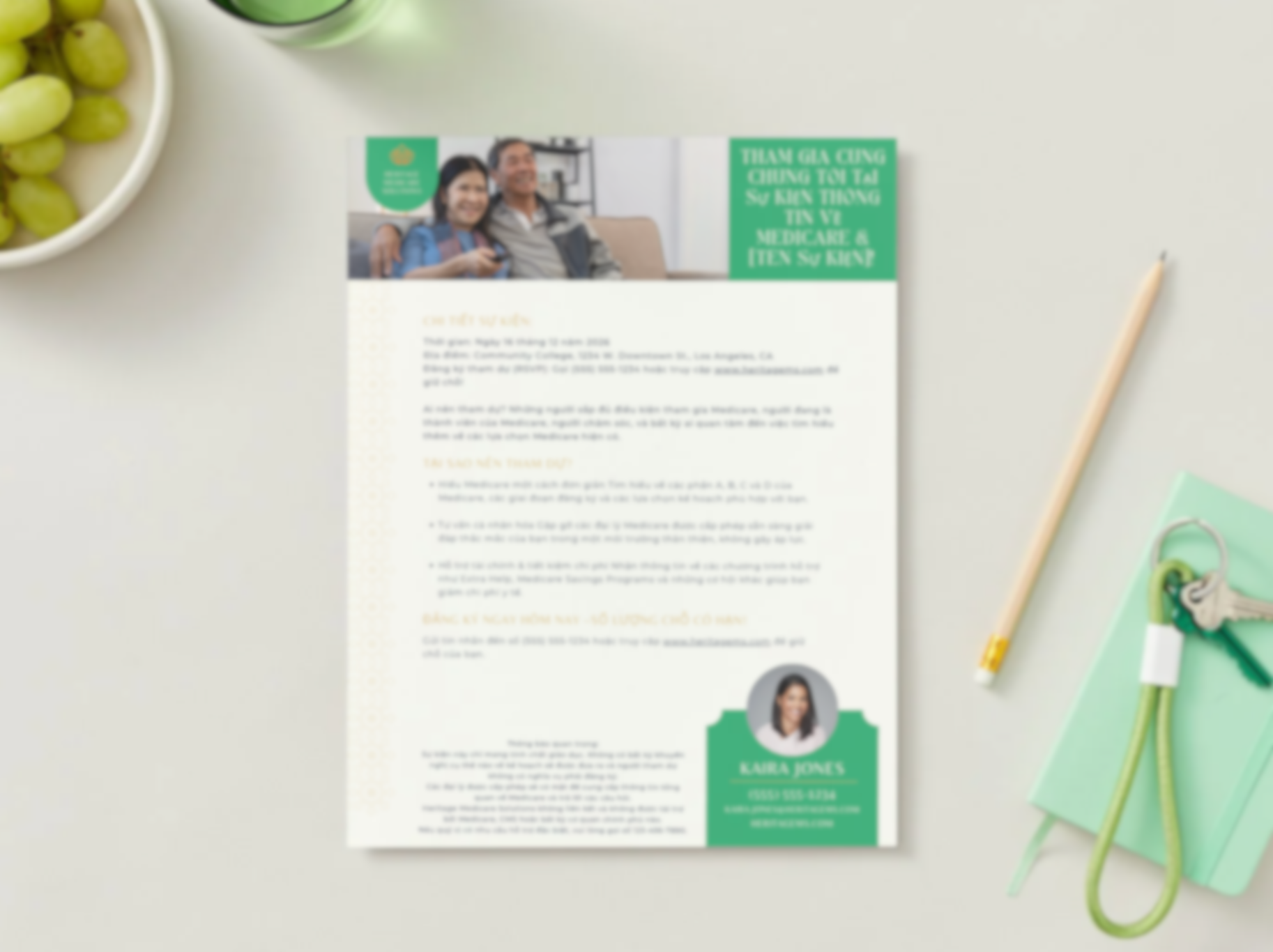 Medicare Educational Event Flyer - Vietnamese