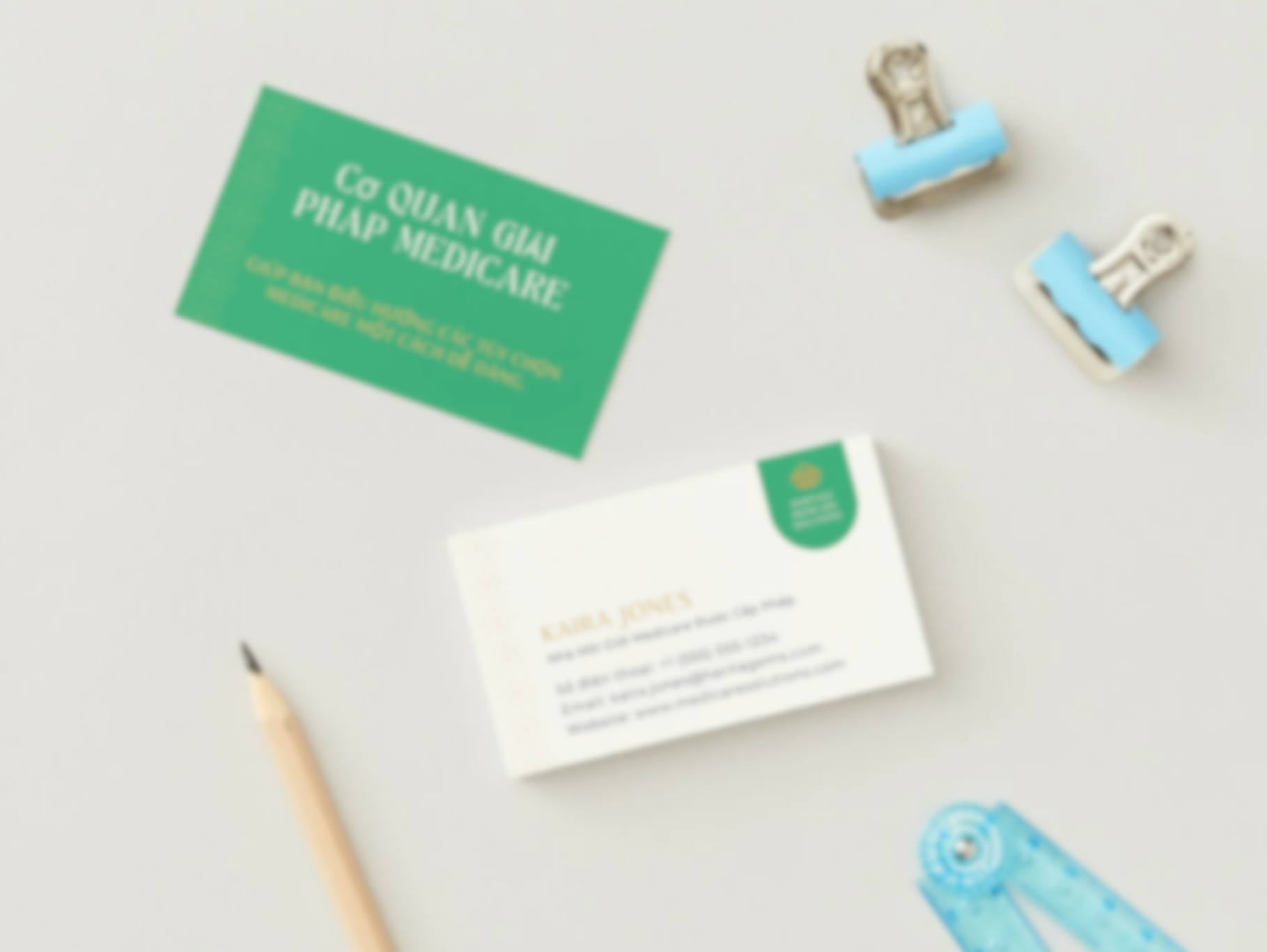 Business Card Template - Vietnamese