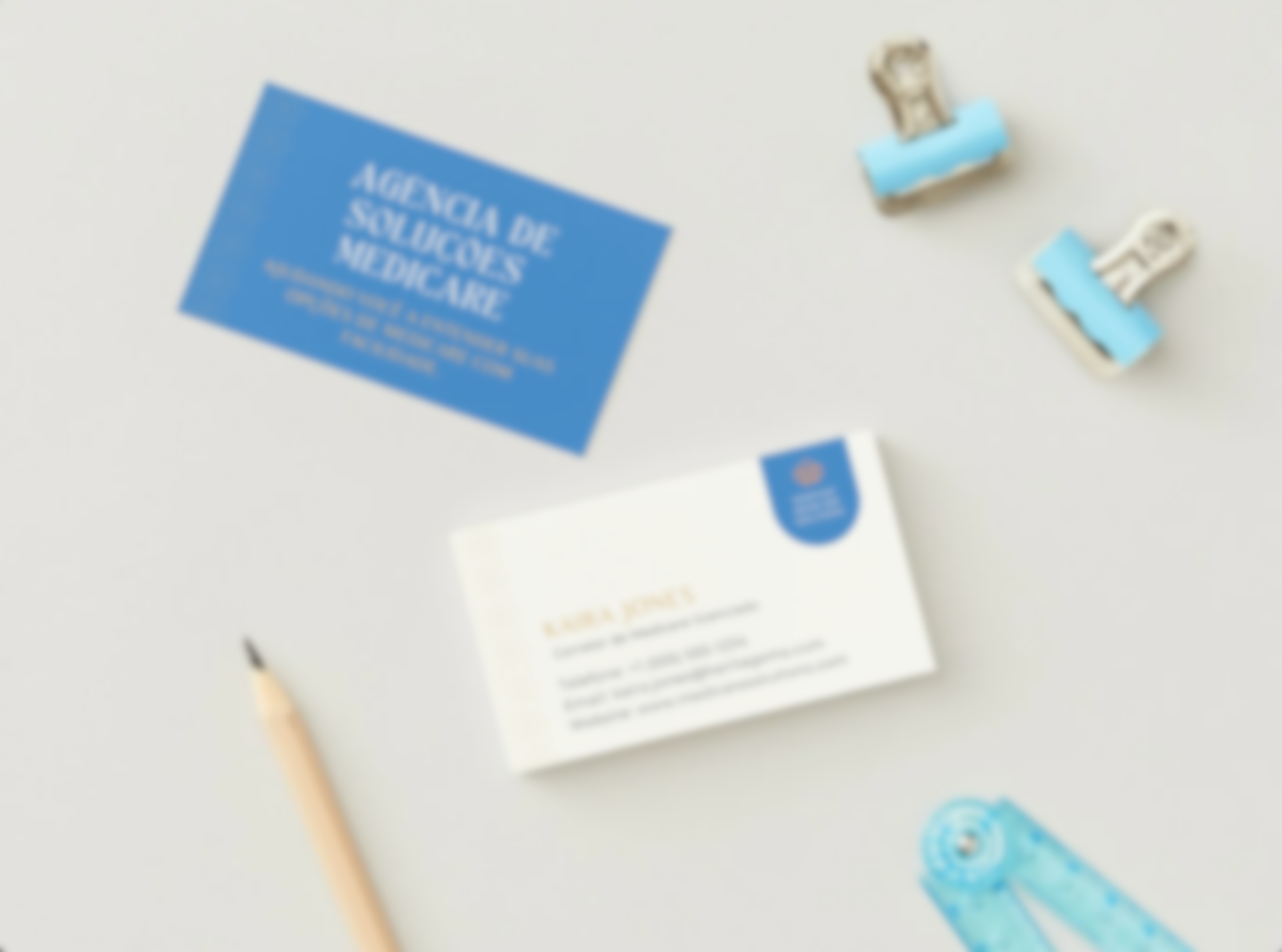 Business Card Template - Portuguese