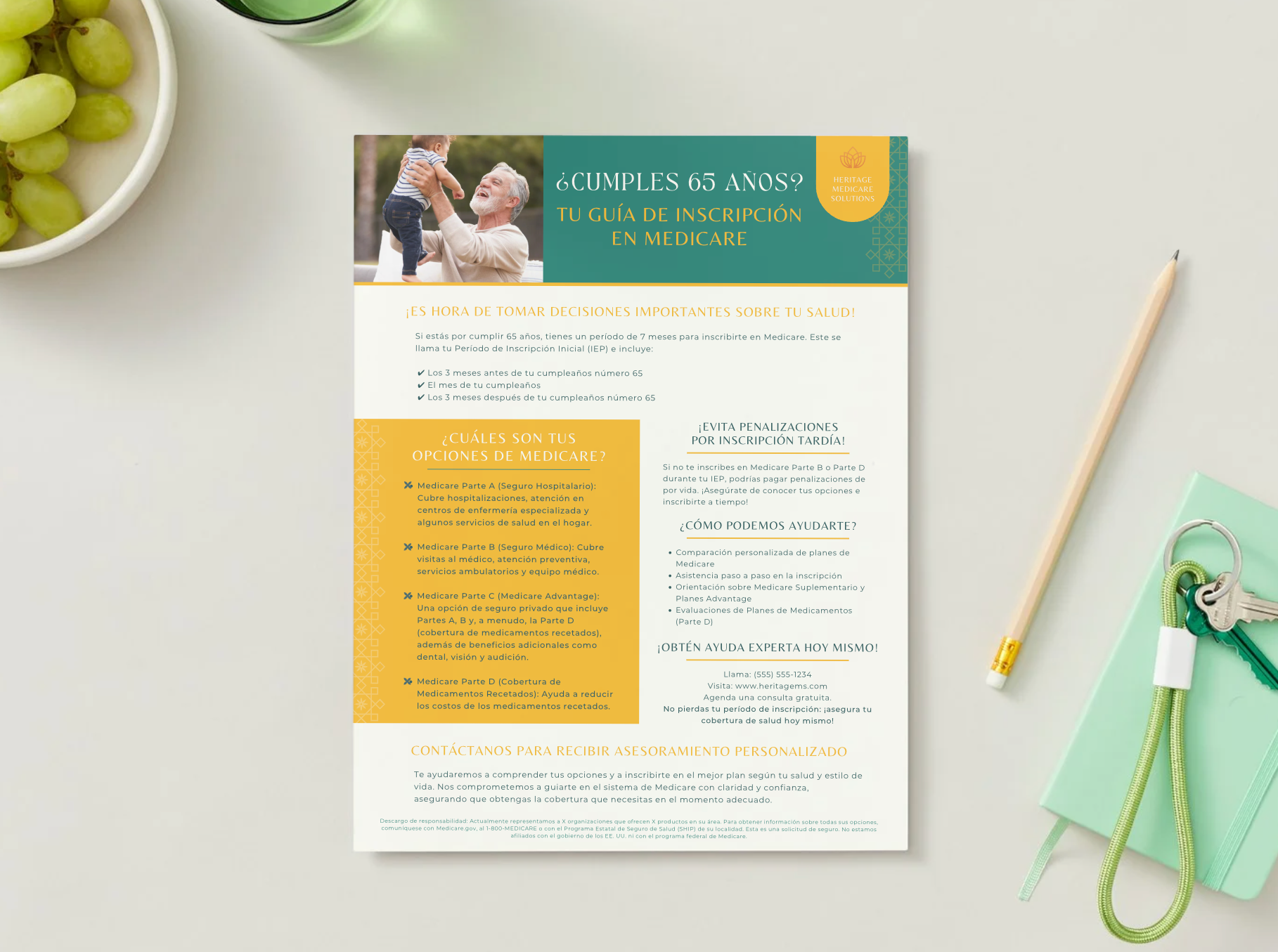 Turning 65 Medicare Enrollment Guide - Spanish