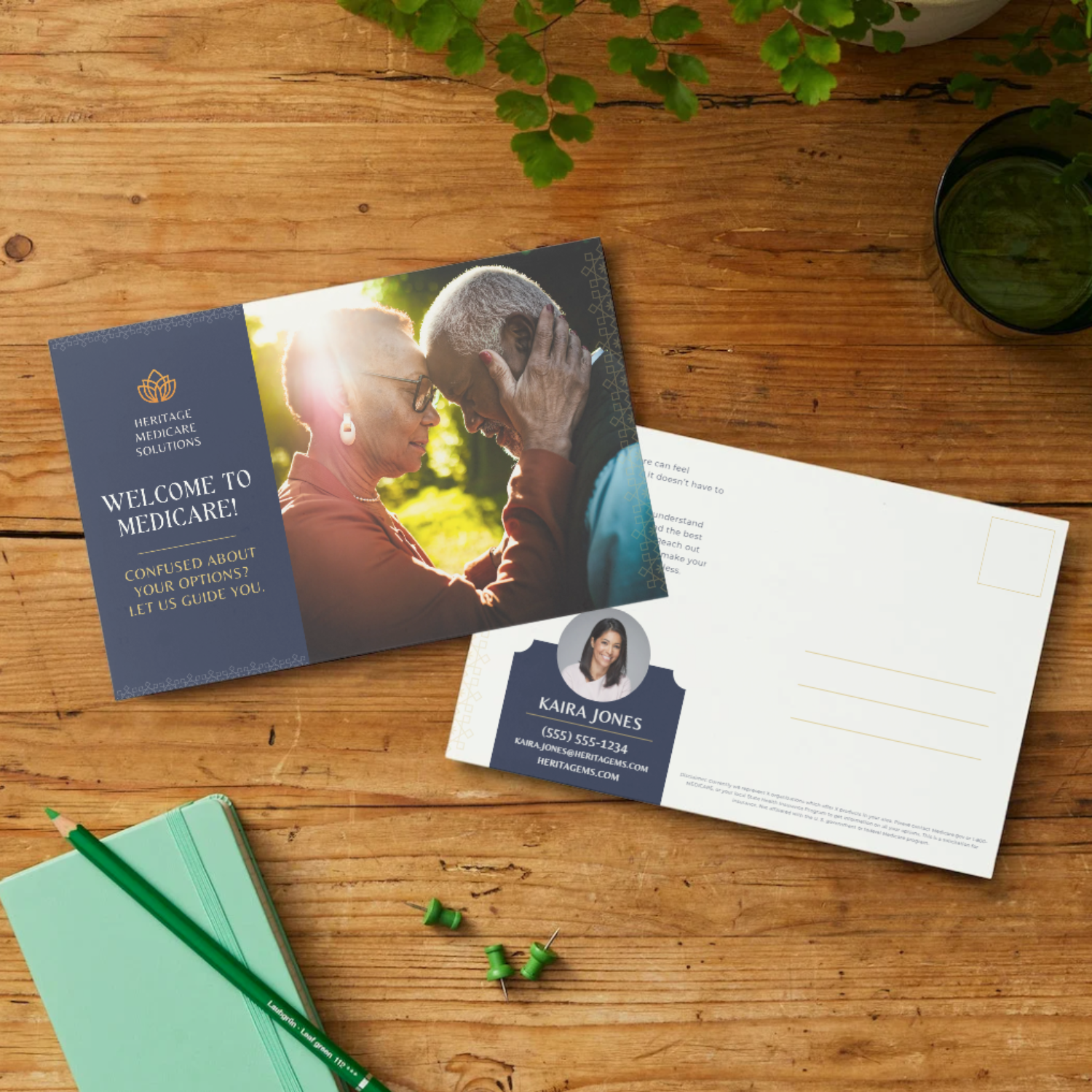 Turning 65 Welcome Mailer/Postcard - English