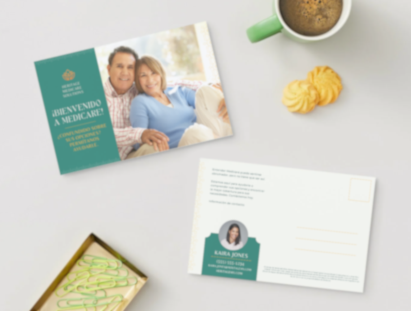 Turning 65 Welcome Mailer/Postcard - Spanish