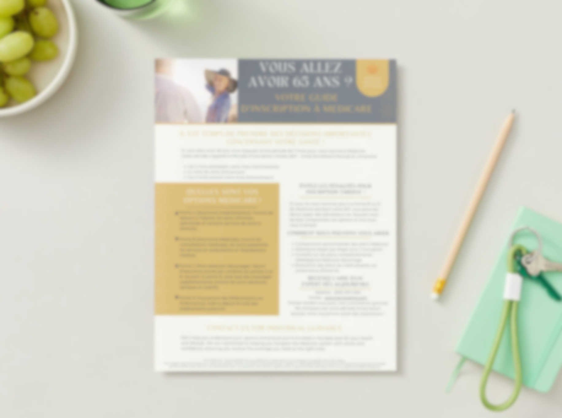 Turning 65 Medicare Enrollment Guide - French