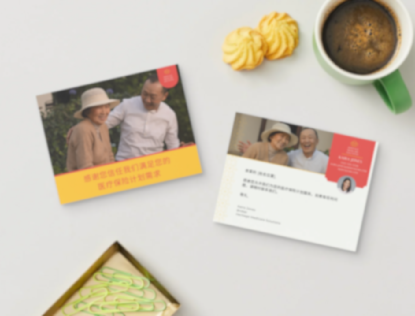 Client Thank You Card - Mandarin