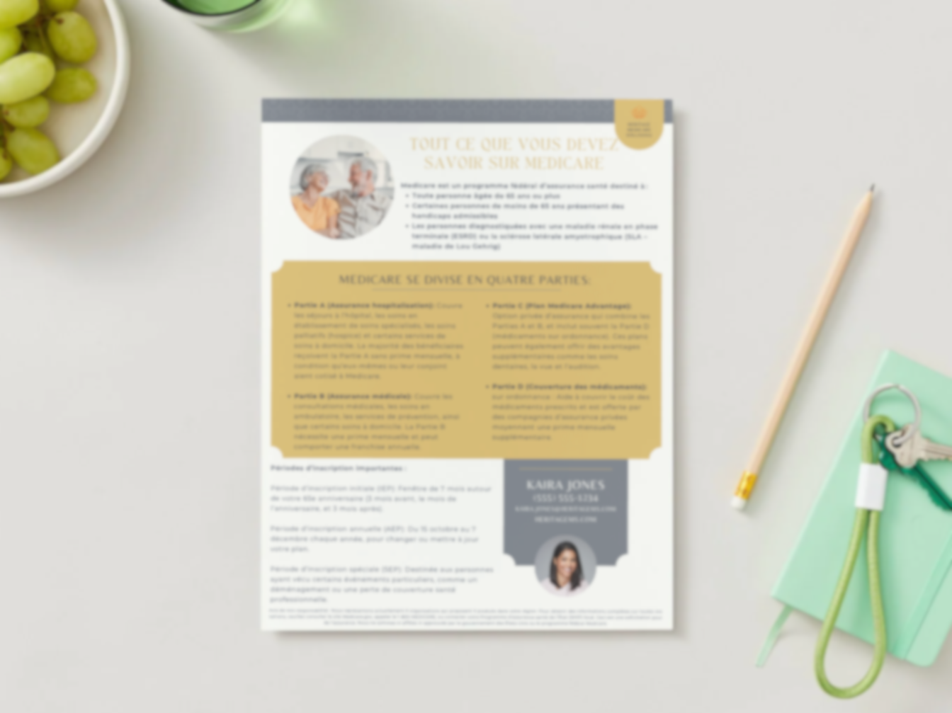 Medicare 101 Flyer - French