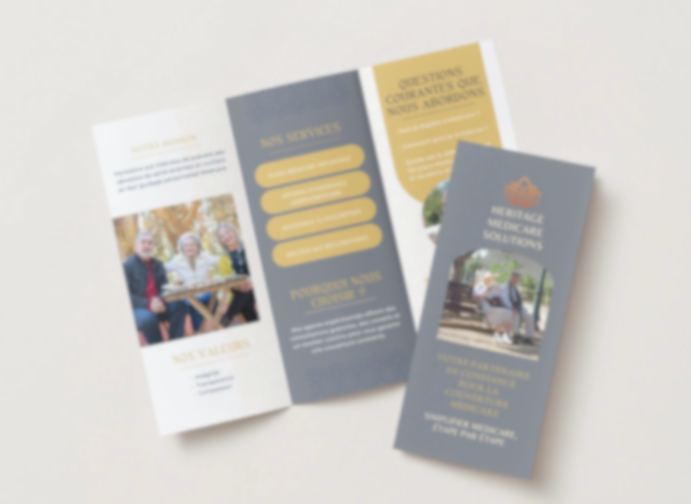 About the Agency Trifold - French