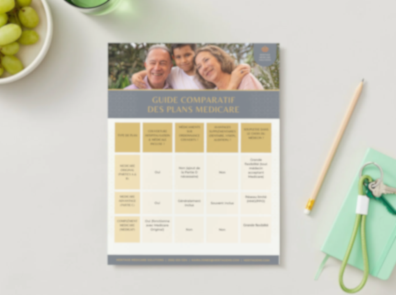 Navigating Medicare Plans Flyer - French
