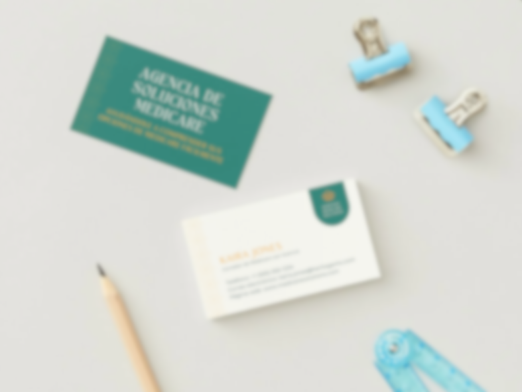 Business Card Template - Spanish