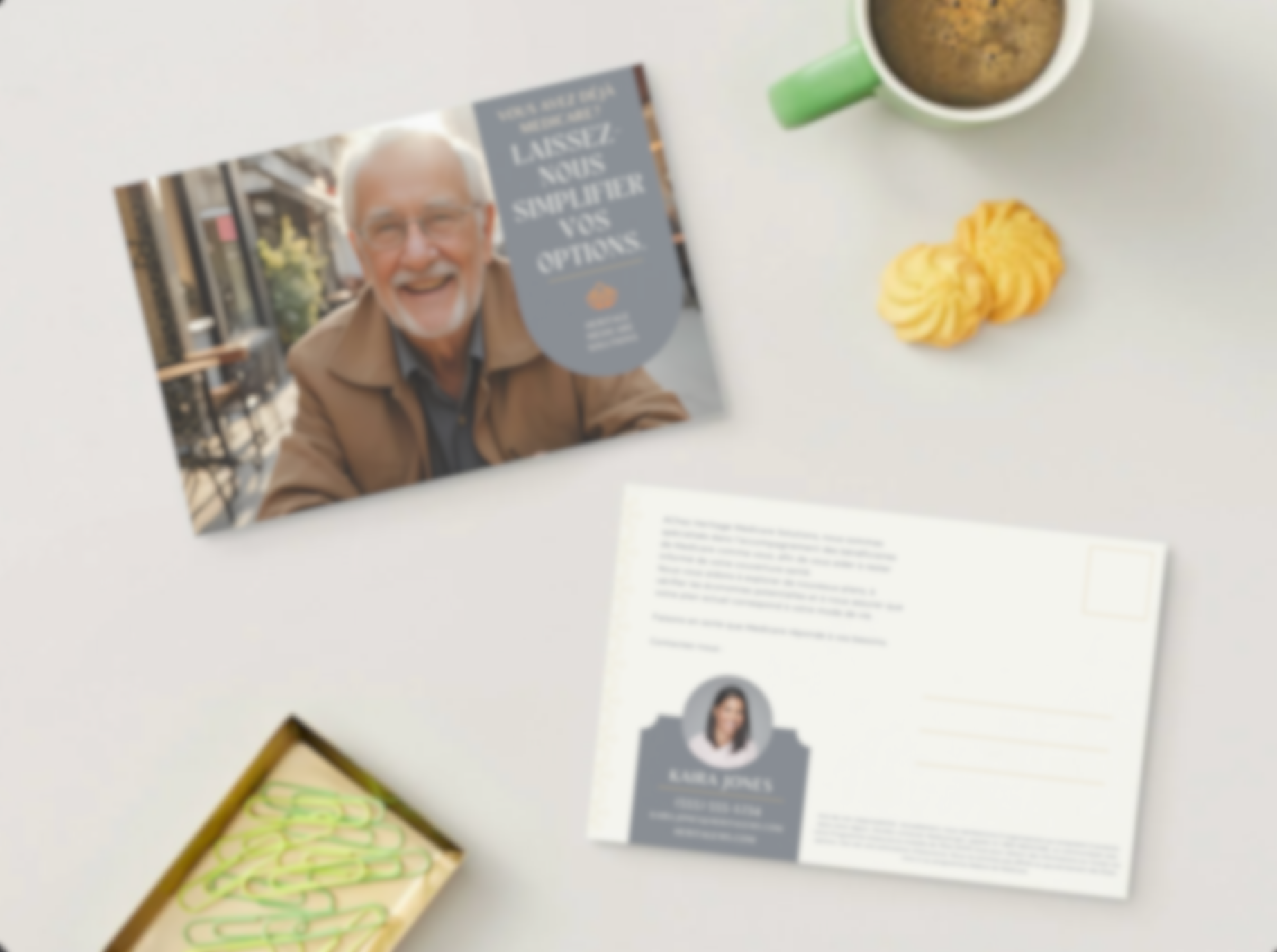 Existing Medicare Clients Mailer/Postcard - French