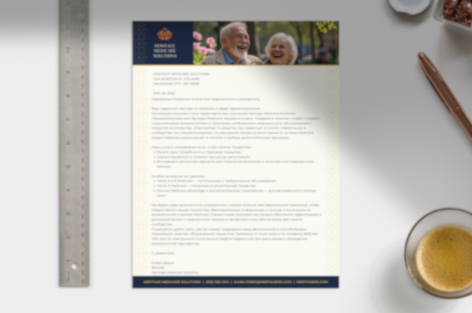 Letter to Healthcare - Russian